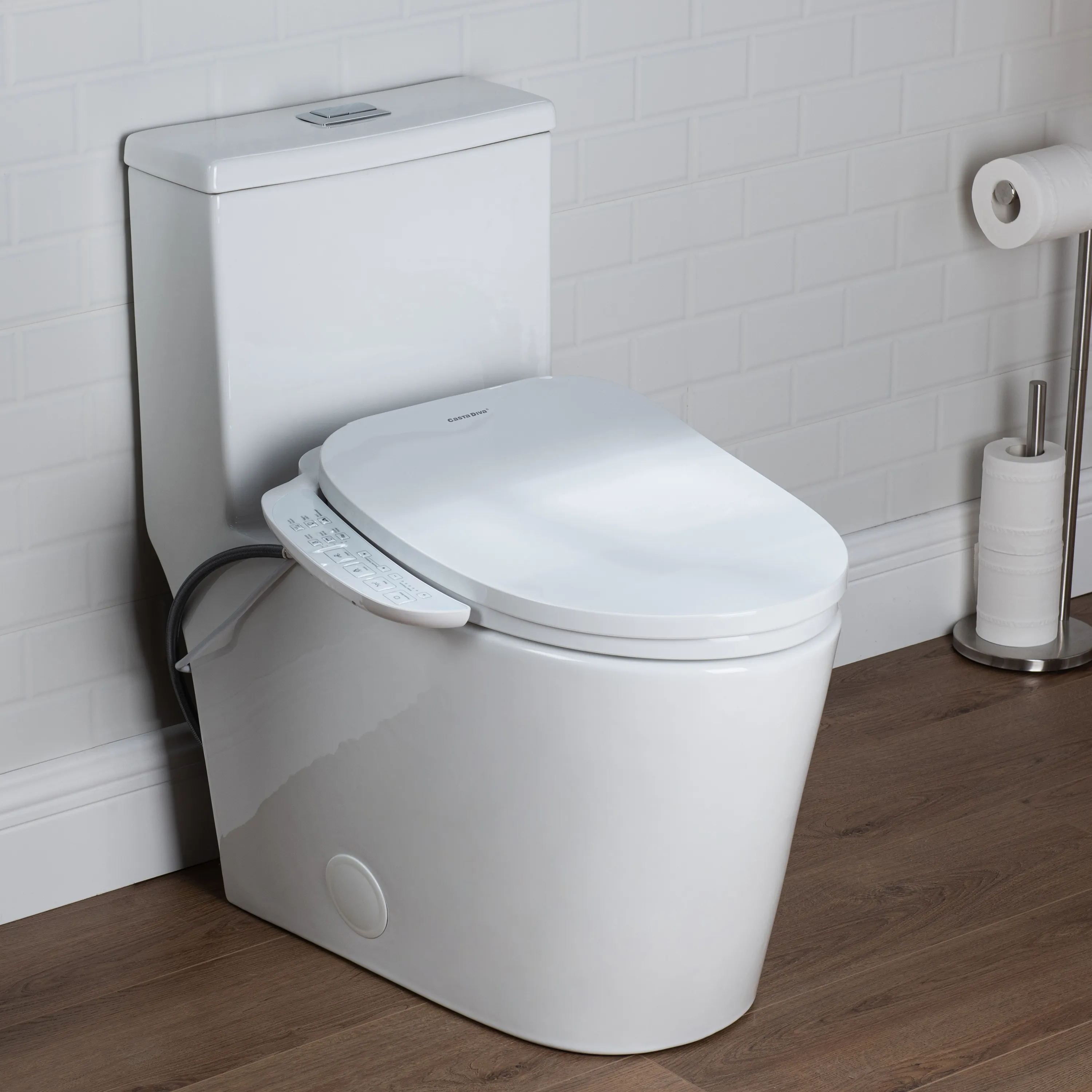 Casta Diva Elongated Electric Bidet Toilet Seat with Side Panel | CD-BT05 - Image 8