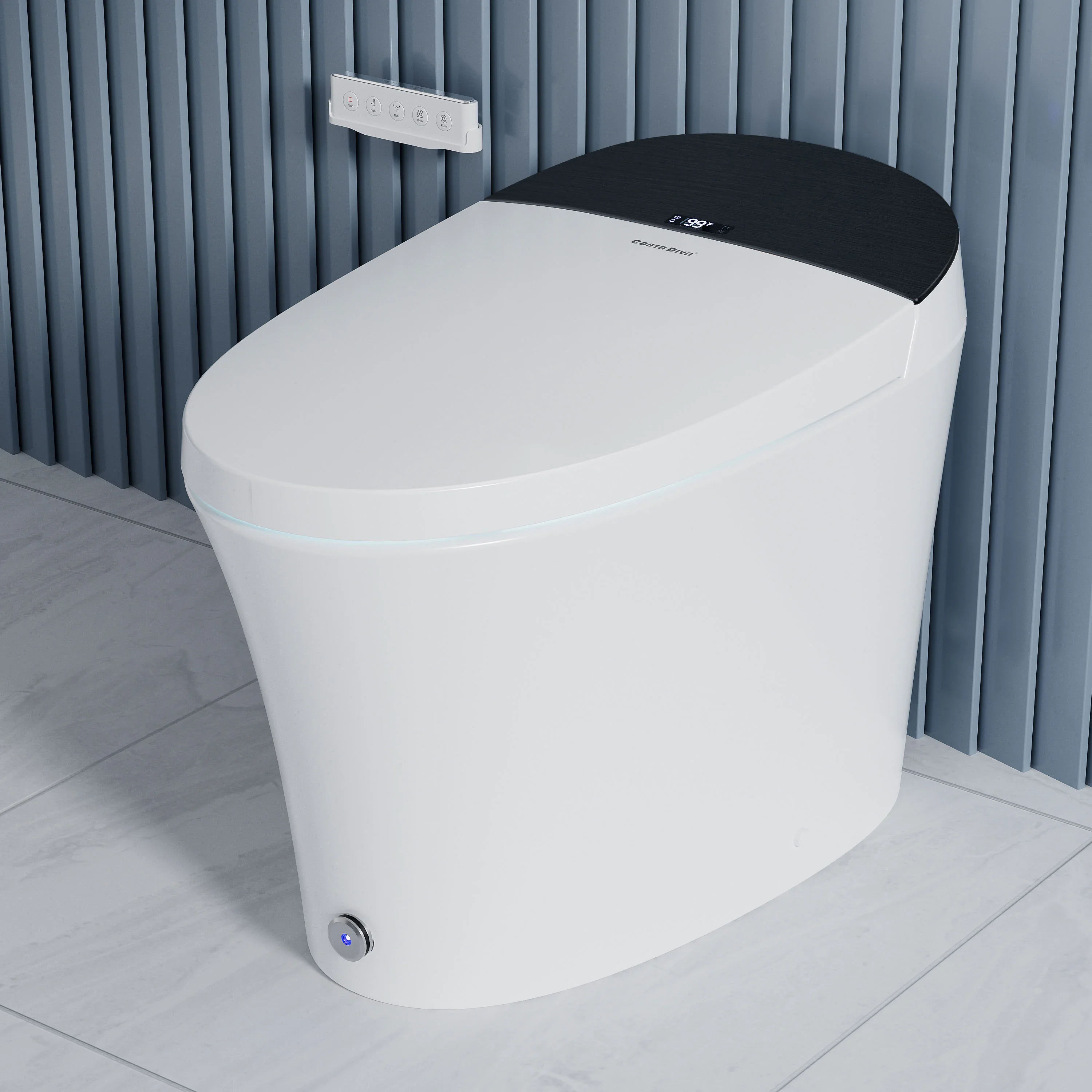 CASTA DIVA CD-Y010POV – Smart Toilet with Concealed Tank, Auto Open/Close & Foam Shield - Image 15